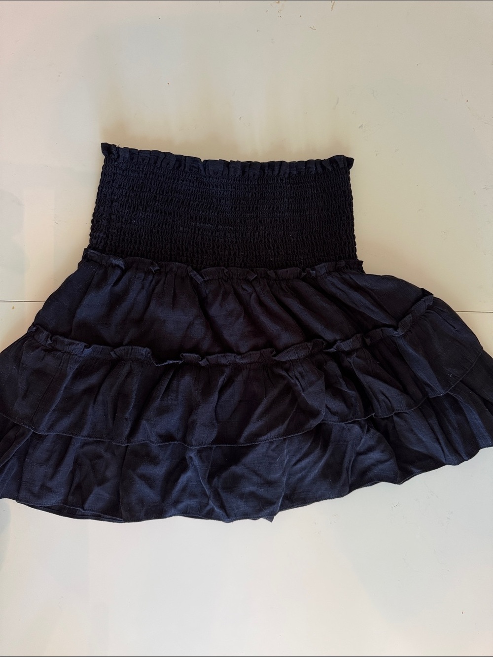 Joy Joy Large Black Ruffles Skirt Skort